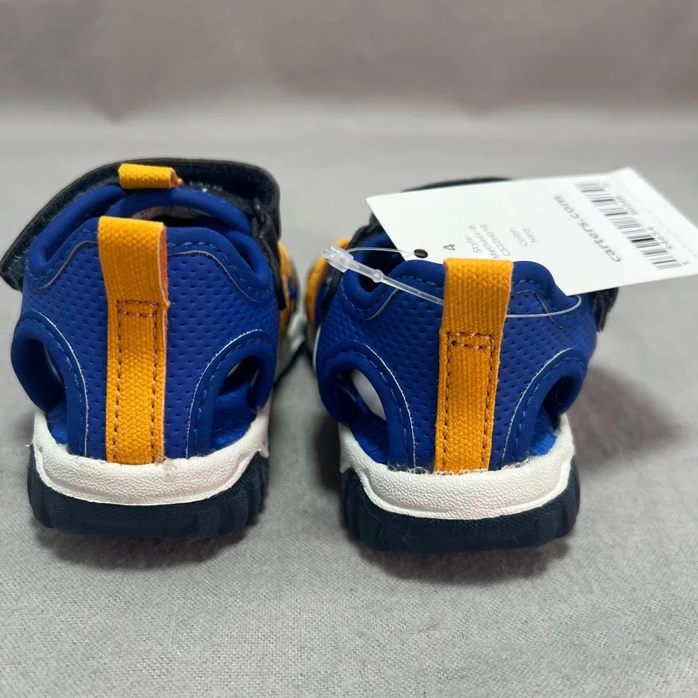 Carter's Metheor Toddler Sneaker Sandals Navy Blue Orange by Athletic Outdoor 4M